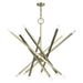 Livex Lighting - 46847-01 - 14 Light Foyer Chandelier - Monaco - Antique Brass