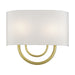 Livex Lighting - 42892-33 - Two Light Wall Sconce - Stratton - Soft Gold