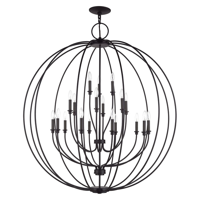 Livex Lighting - 46991-07 - 19 Light Foyer Chandelier - Milania - Bronze