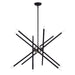 Livex Lighting - 47007-04 - 12 Light Chandelier - Soho - Black