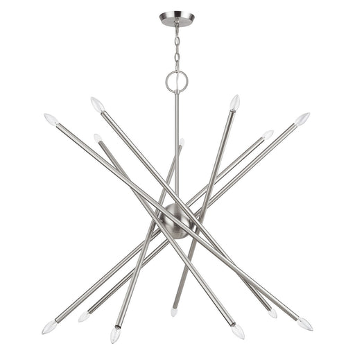 Livex Lighting - 47009-91 - 14 Light Foyer Chandelier - Soho - Brushed Nickel