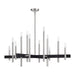 Livex Lighting - 49349-91 - 12 Light Chandelier - Denmark - Brushed Nickel with Black