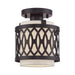 Livex Lighting - 53431-92 - One Light Semi-Flush Mount - Vistaview - English Bronze