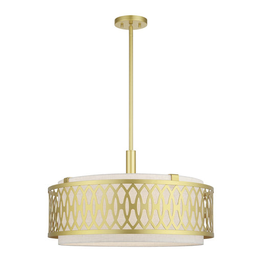Vistaview Five Light Pendant Chandelier Soft Gold