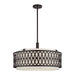 Livex Lighting - 53435-92 - Five Light Pendant Chandelier - Vistaview - English Bronze