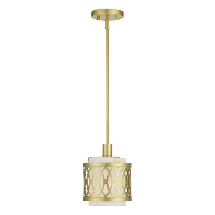 Livex Lighting - 53439-33 - One Light Mini Pendant - Vistaview - Soft Gold
