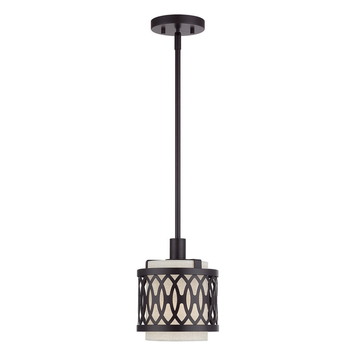Livex Lighting - 53439-92 - One Light Mini Pendant - Vistaview - English Bronze