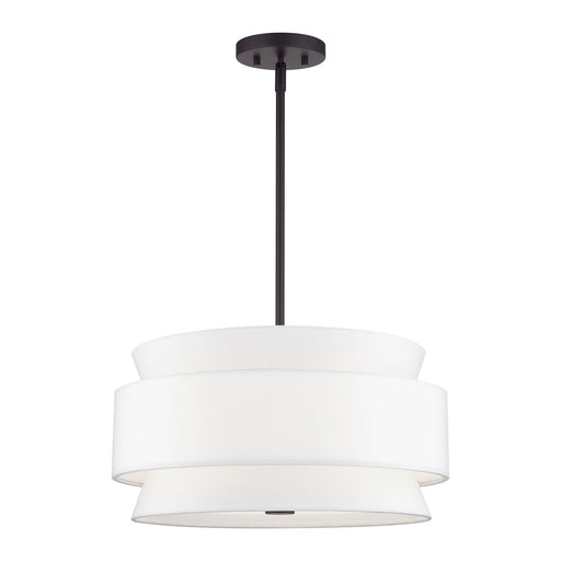 Fontana Four Light Pendant Chandelier Bronze