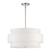 Livex Lighting - 60025-91 - Five Light Pendant Chandelier - Fontana - Brushed Nickel