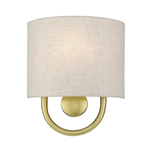 Stratton One Light Wall Sconce Soft Gold