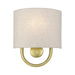Livex Lighting - 60271-33 - One Light Wall Sconce - Stratton - Soft Gold