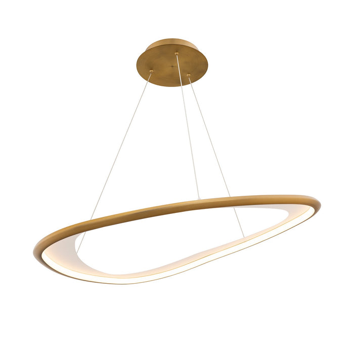 W.A.C. Lighting - PD-41433-40-AB - LED Pendant - Oyster - Aged Brass