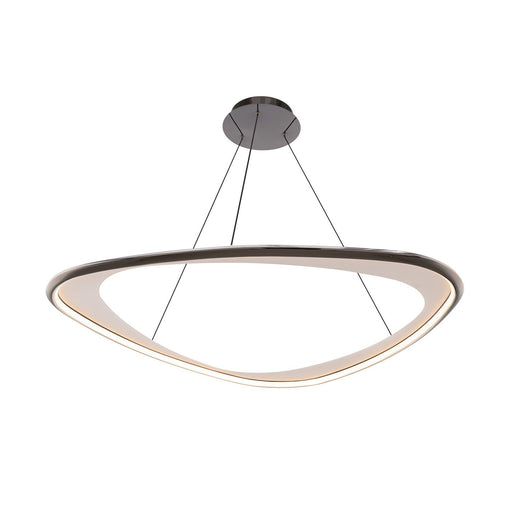 Oyster LED Pendant Black Chrome