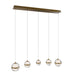 W.A.C. Lighting - PD-77505L-AB - LED Chandelier - Cyllindra - Aged Brass