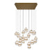 W.A.C. Lighting - PD-77525S-AB - LED Chandelier - Cyllindra - Aged Brass