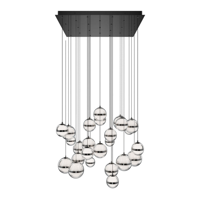 W.A.C. Lighting - PD-77525S-BC - LED Chandelier - Cyllindra - Black Chrome