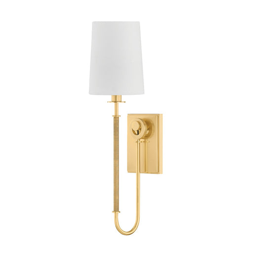 Glenmont One Light Wall Sconce Aged Brass