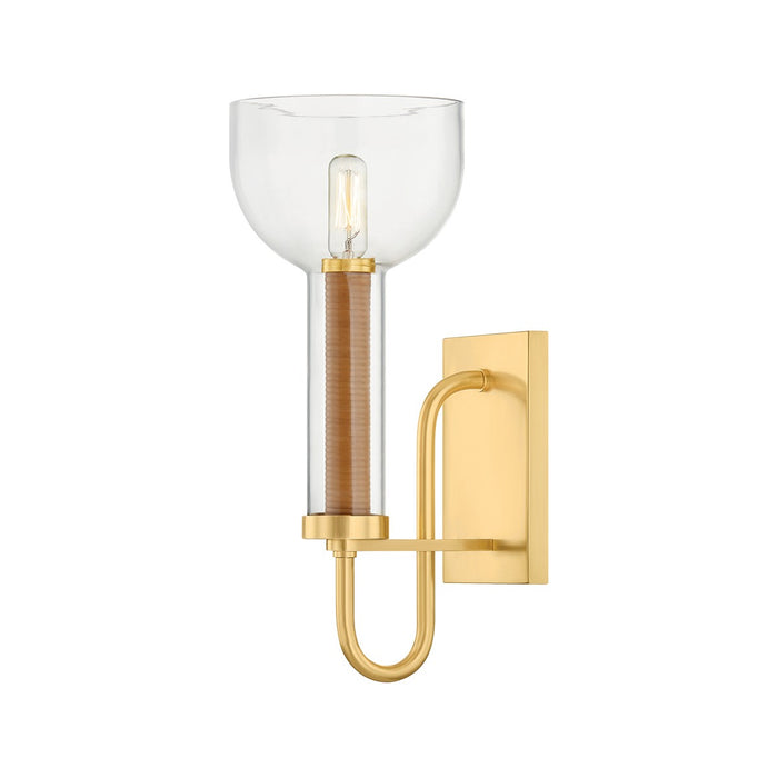 Hudson Valley - 2615-AGB - One Light Wall Sconce - Narrowsburg - Aged Brass