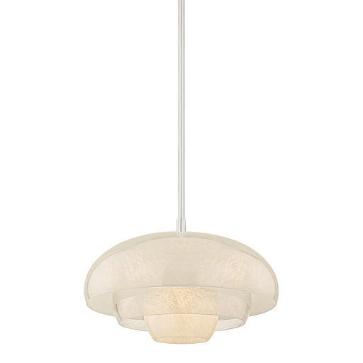 Auburndale One Light Pendant Polished Nickel