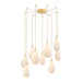 Hudson Valley - 3909-AGB - Nine Light Chandelier - Ironwood - Aged Brass