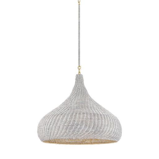 Hampstead One Light Pendant Aged Brass