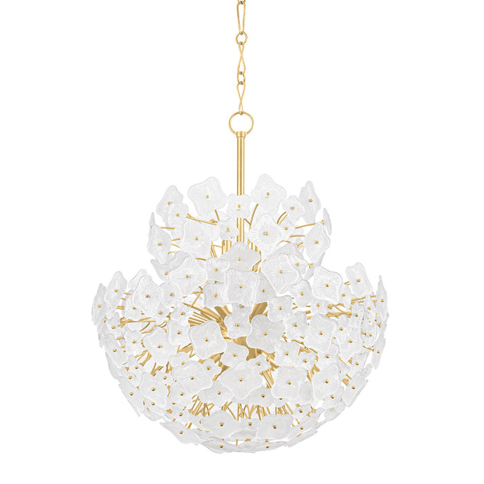 Hudson Valley - 5613-VGL - 13 Light Chandelier - Barrytown - Vintage Gold Leaf