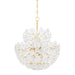 Hudson Valley - 5613-VGL - 13 Light Chandelier - Barrytown - Vintage Gold Leaf