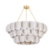 Hudson Valley - 6641-VGL - 16 Light Chandelier - Amalfi - Vintage Gold Leaf