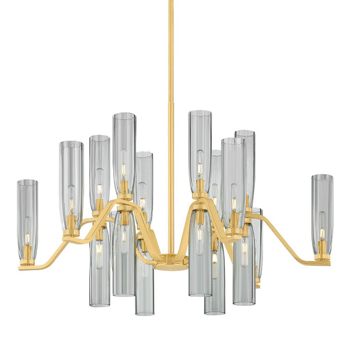 Harpswell 18 Light Chandelier Aged Brass