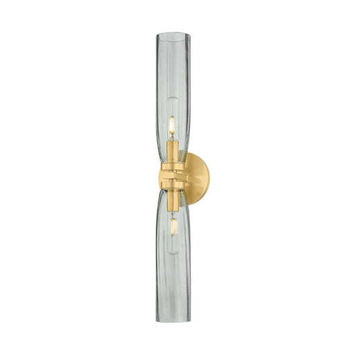 Harpswell Two Light Bath Aged Brass