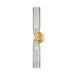 Hudson Valley - 6832-AGB - Two Light Bath - Harpswell - Aged Brass