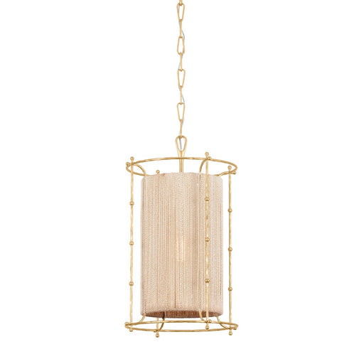 Jones Point One Light Lantern Vintage Gold Leaf