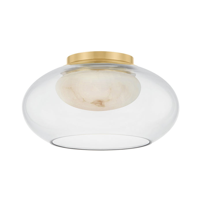Hudson Valley - 9013-AGB - LED Flush Mount - Moore - Aged Brass