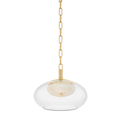 Moore LED Pendant Aged Brass