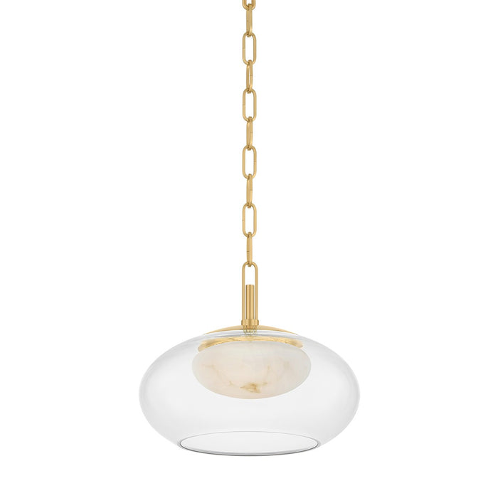 Hudson Valley - 9014-AGB - LED Pendant - Moore - Aged Brass