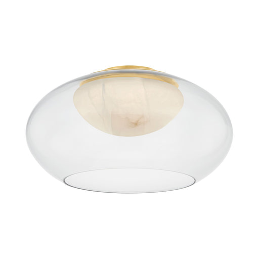 Hudson Valley - 9019-AGB - LED Flush Mount - Moore - Aged Brass