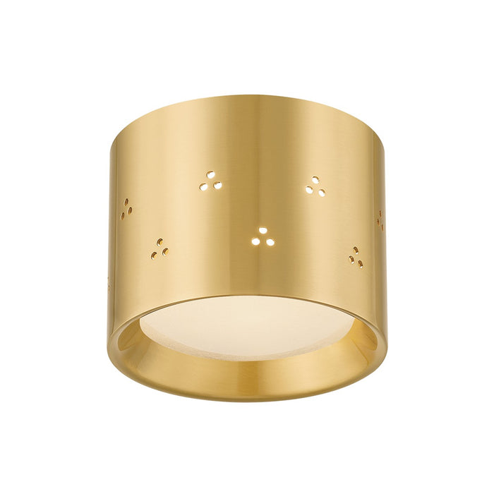 Hudson Valley - CB2405-AGB - LED Flush Mount - Edisto - Aged Brass