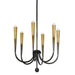 Hudson Valley - CB3846-GB - Six Light Chandelier - Adley - Gradient Brass