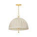 Hudson Valley - CB5851-AGB - One Light Pendant - Palmetto - Aged Brass