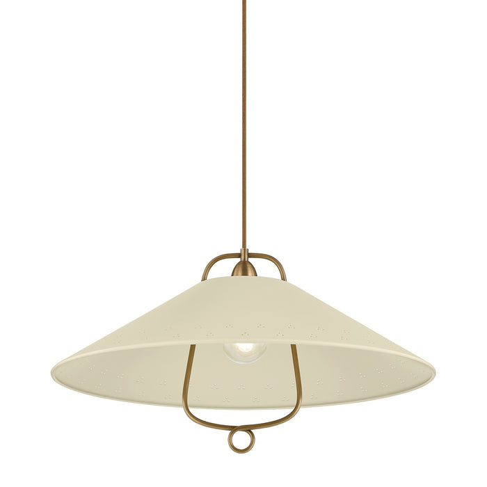 Hudson Valley - CB8624-HB/SSD - One Light Pendant - Pawley - Historic Bronze/Soft Sand