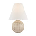 Hudson Valley - CBL9430-AGB/CIP - One Light Table Lamp - Capers - Aged Brass/Ceramic Ivory Petal