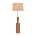 Hudson Valley - L1164-BRL/CAB - One Light Floor Lamp - Kinloch - Bronze Leaf/Ceramic Ash Brown