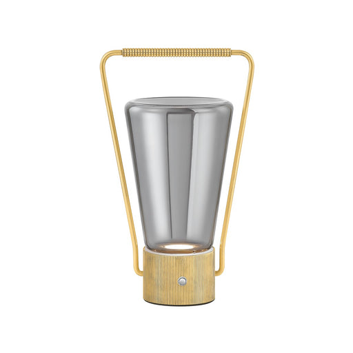 Booker LED Table Lamp Aged Brass