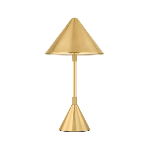 Salma LED Table Lamp Aged Brass