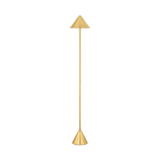 Salma LED Floor Lamp Aged Brass