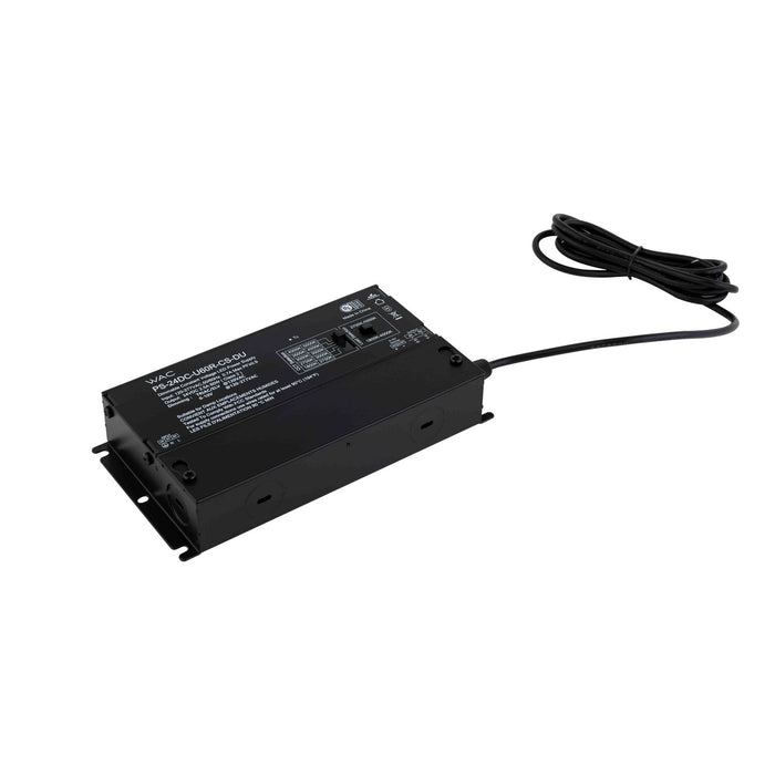 W.A.C. Lighting - PS-24DC-U60R-CS-DU - Remote Power Supply - Invisiled Duet - BLACK
