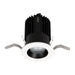 W.A.C. Lighting - R2RD1T-FTWA-BKWT - LED Regressed Downlight Trim - Volta - Black/White