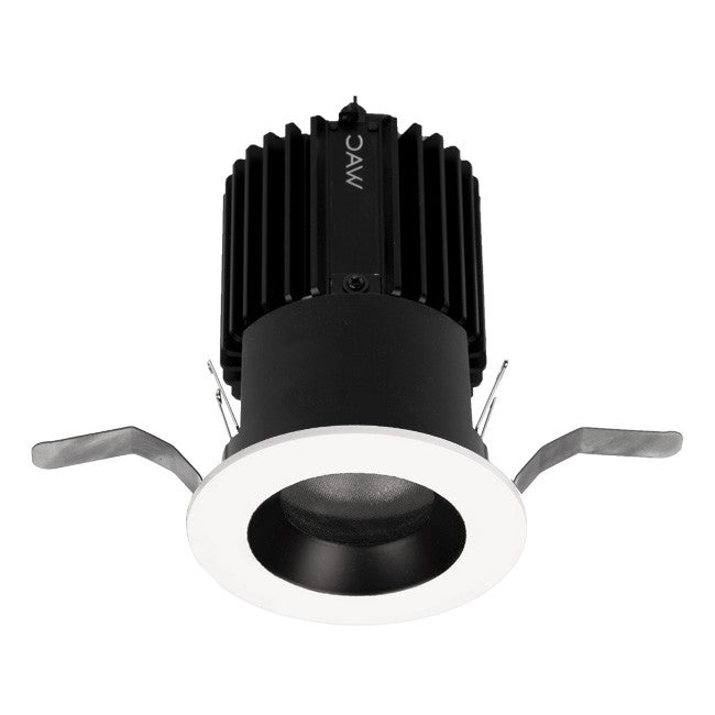 W.A.C. Lighting - R2RD2T-FTWA-BKWT - LED Downlight Trim - Volta - Black/White