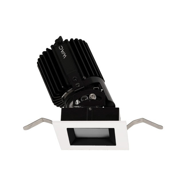 W.A.C. Lighting - R2SAT-FTWA-BKWT - LED Adjustable Trim - Volta - Black/White