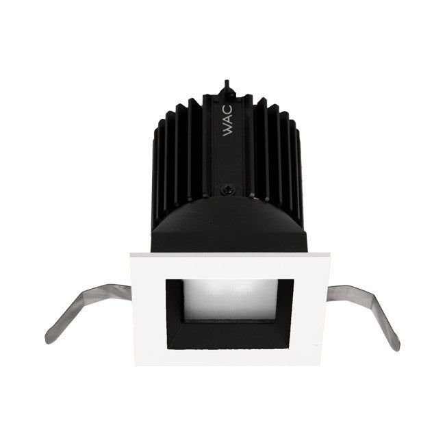W.A.C. Lighting - R2SD1T-FTWA-BKWT - LED Regressed Downlight Trim - Volta - Black/White